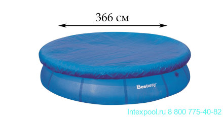 Тент-чехол-покрывало для надувных бассейнов 366 см BESTWAY 58034