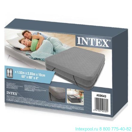 Покрывало-чехол для надувных кроватей ​размером 152х203 см Intex 69643