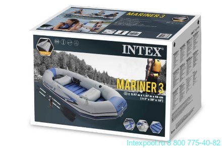 Лодка надувная Mariner 3 INTEX 68373