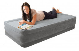 Односпальная надувная кровать Comfort Plush Mid Rise Airbed 67766