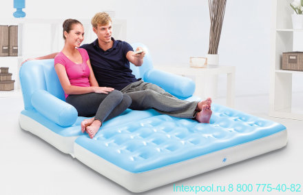 Многофункциональный надувной диван трансформер BESTWAY 75038