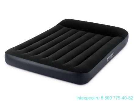 Надувной матрас двуспальный 152х203х25 см INTEX Pillow Rest 64150 (66781)