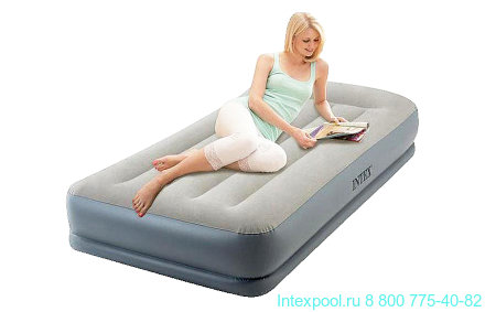 Надувная кровать со встроенным насосом INTEX 64116