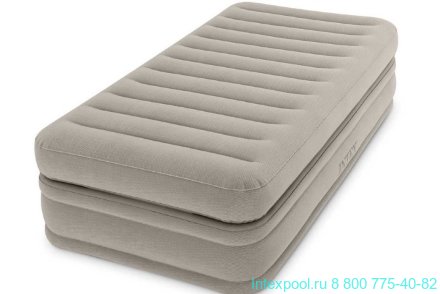 Односпальная кровать Prime Comfort со встроенным насосом Intex 64444