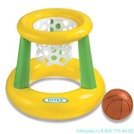 Надувное баскетбольное кольцо Intex 58504