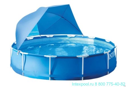 Солнечный навес для каркасных бассейнов Intex 28050