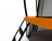 Батут диаметром 244 см Триумф Норд 80118 серый/оранжевый