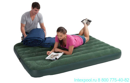 Полуторный надувной матрас Downy Bed INTEX 66928