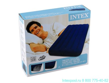 Односпальный надувной матрас Royal Blue INTEX 68757